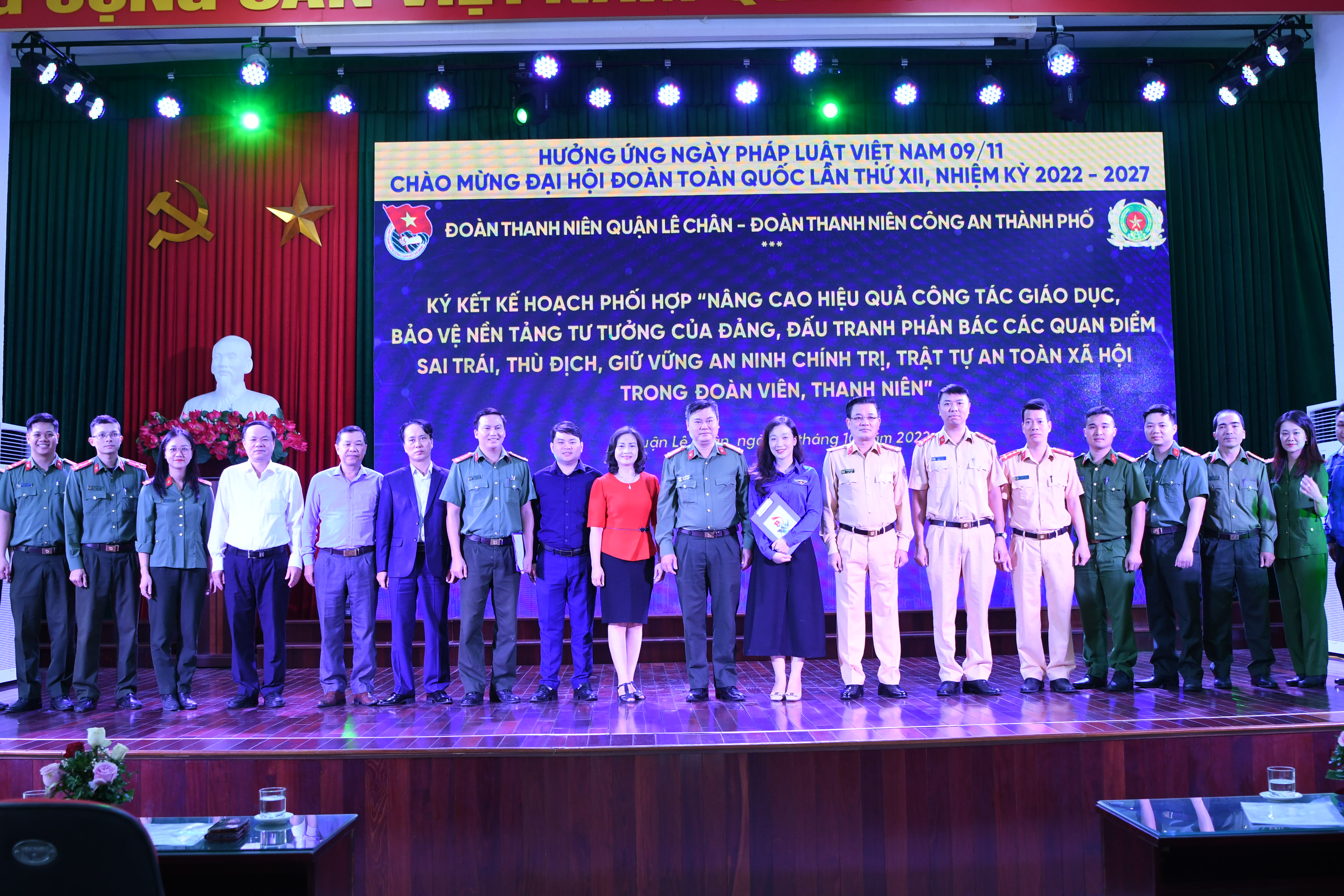Đoàn thanh niên CATP: Tuyên truyền tại trường Cao đẳng Y tế Hải Phòng